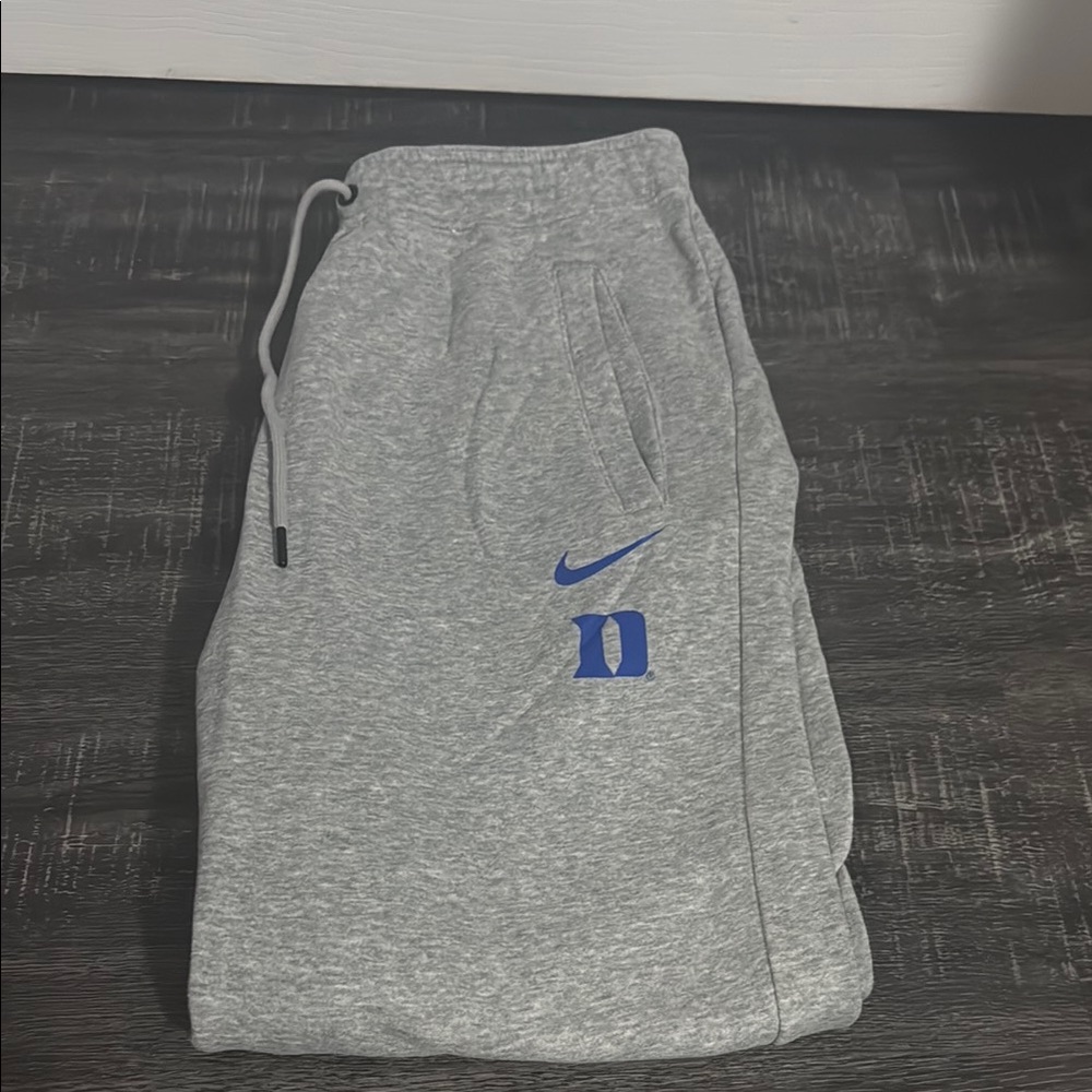 Nike Gray and Blue Track Pants
